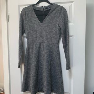 Madewell dress gray long sleeve size 2